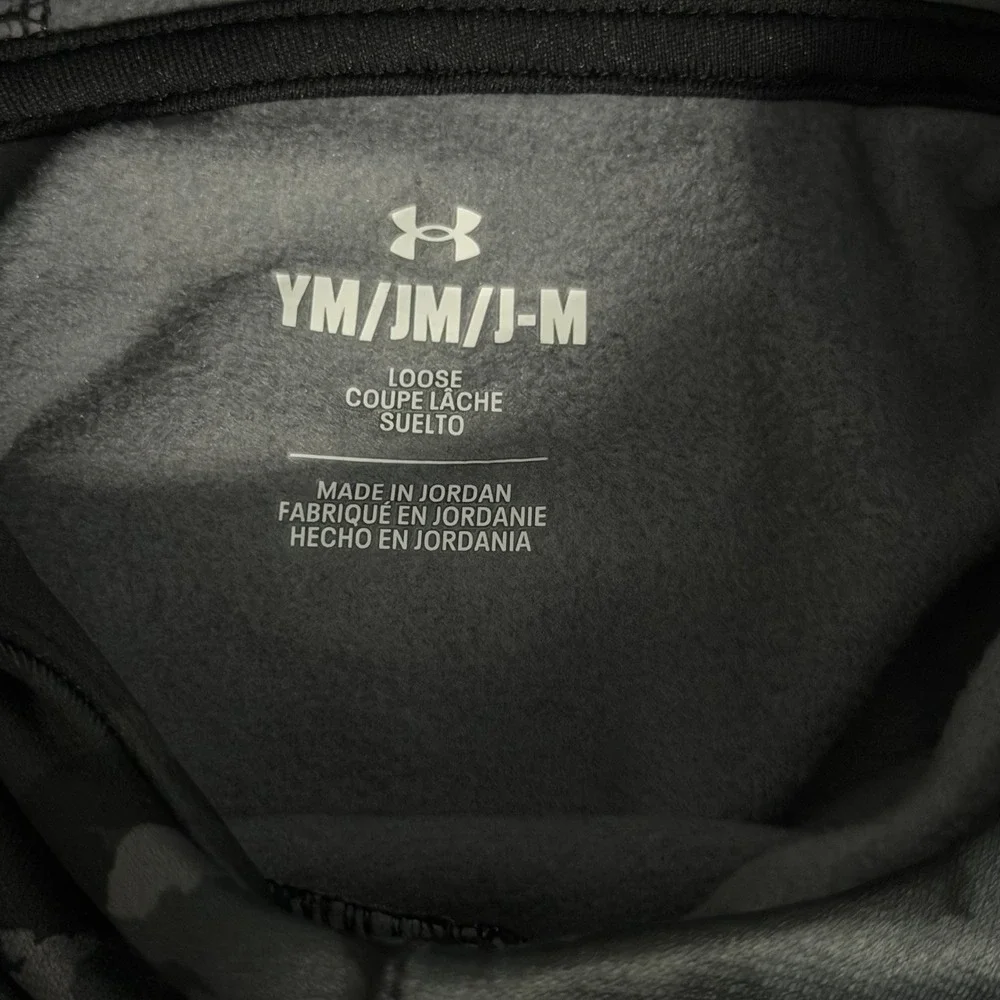 Under Armour Youth Boys Fleece Pullover Activewear Outerwear Camoflauge Size YM - Picture 2 of 8